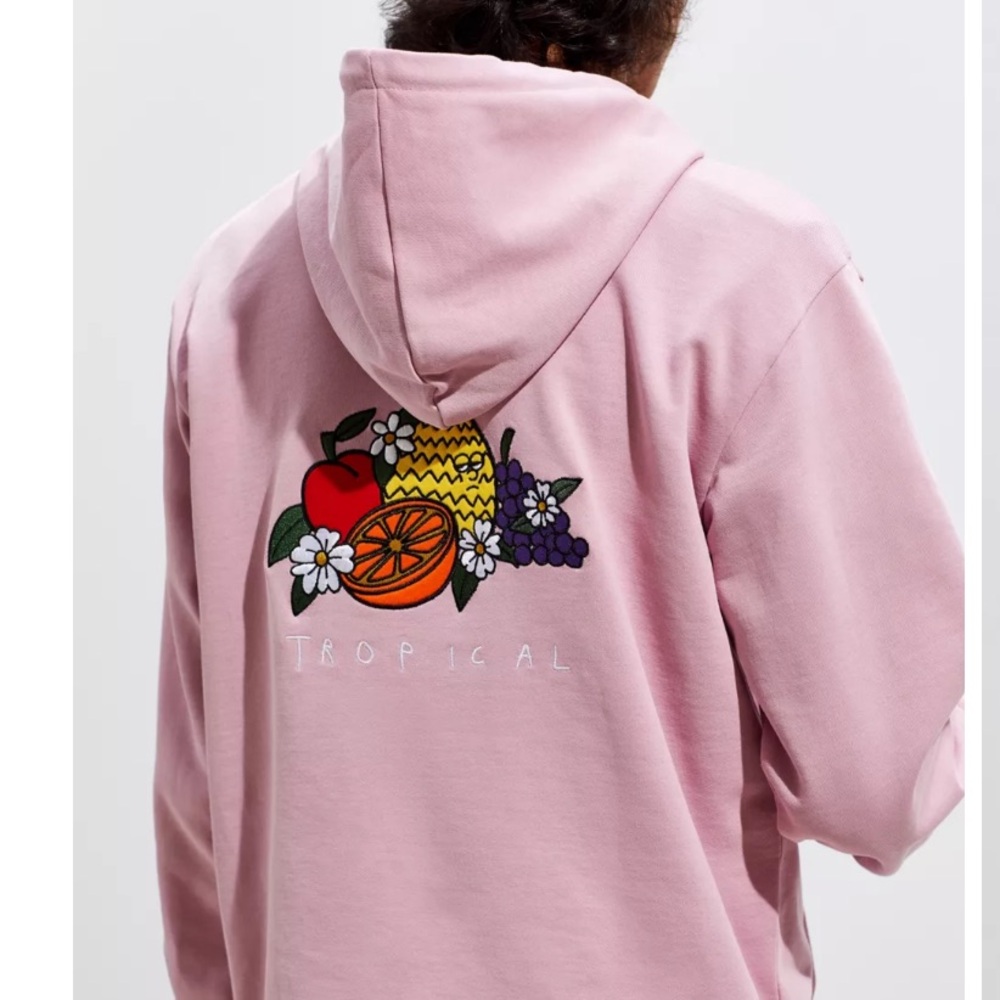 Lazy oaf tropical pink hoodie